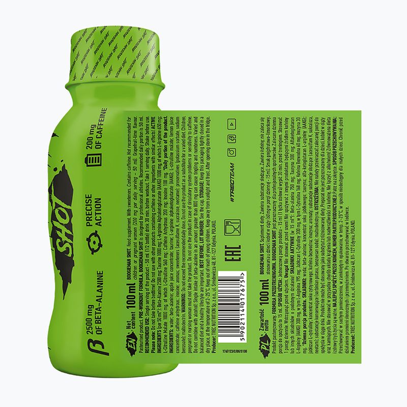 Shot przedtreningowy Trec Boogieman Shot Grapefruit Lime 100 ml 2