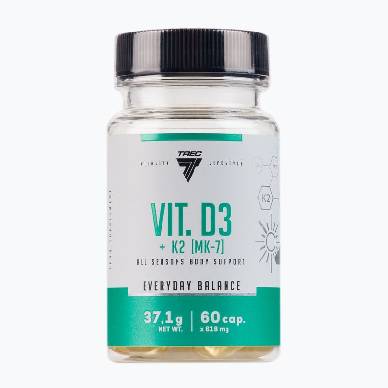 Witamina Trec Vitamin D3 K2 (MK-7) 60 kapsułek