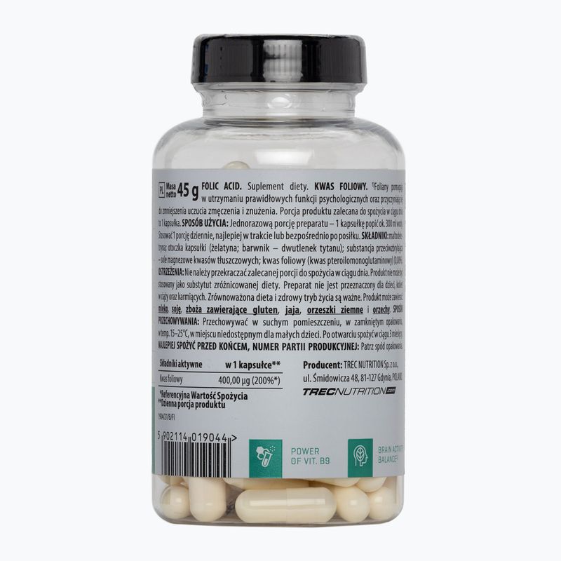 Suplement Trec Vitality Folic Acid 90 kapsułek 2