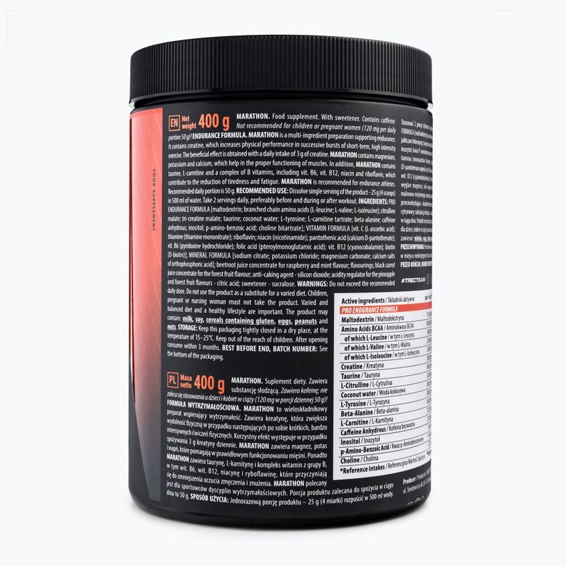 Przedtreningówka Trec Endu Marathon Raspberry Mint 400 g 2