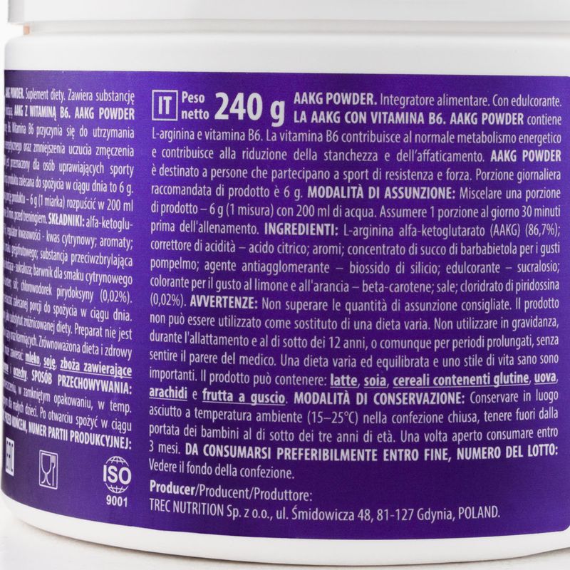 Przedtreningówka Trec Powder Orange 240 g 2