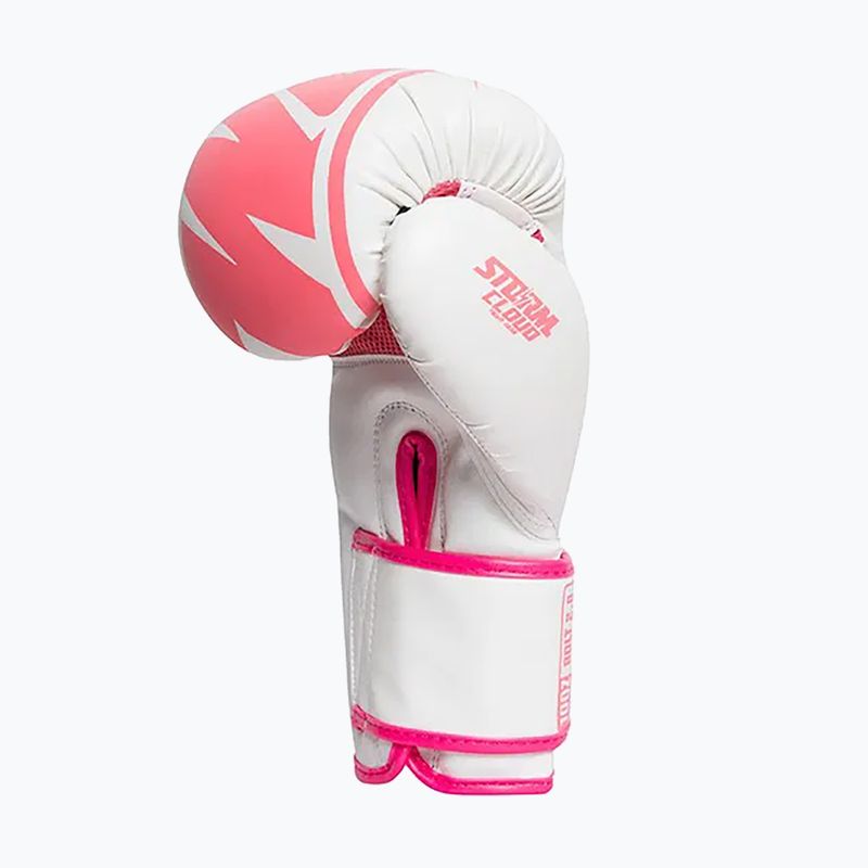 Rękawice bokserskie StormCloud Bolt 2.0 white/pink 5