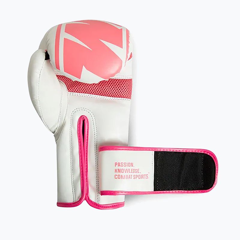 Rękawice bokserskie StormCloud Bolt 2.0 white/pink 6