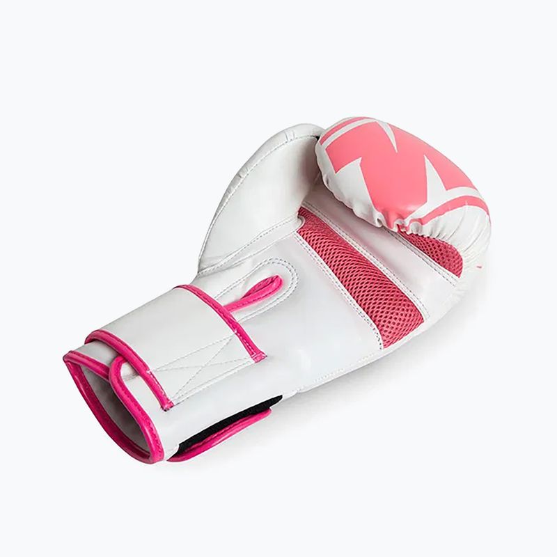 Rękawice bokserskie StormCloud Bolt 2.0 white/pink 8
