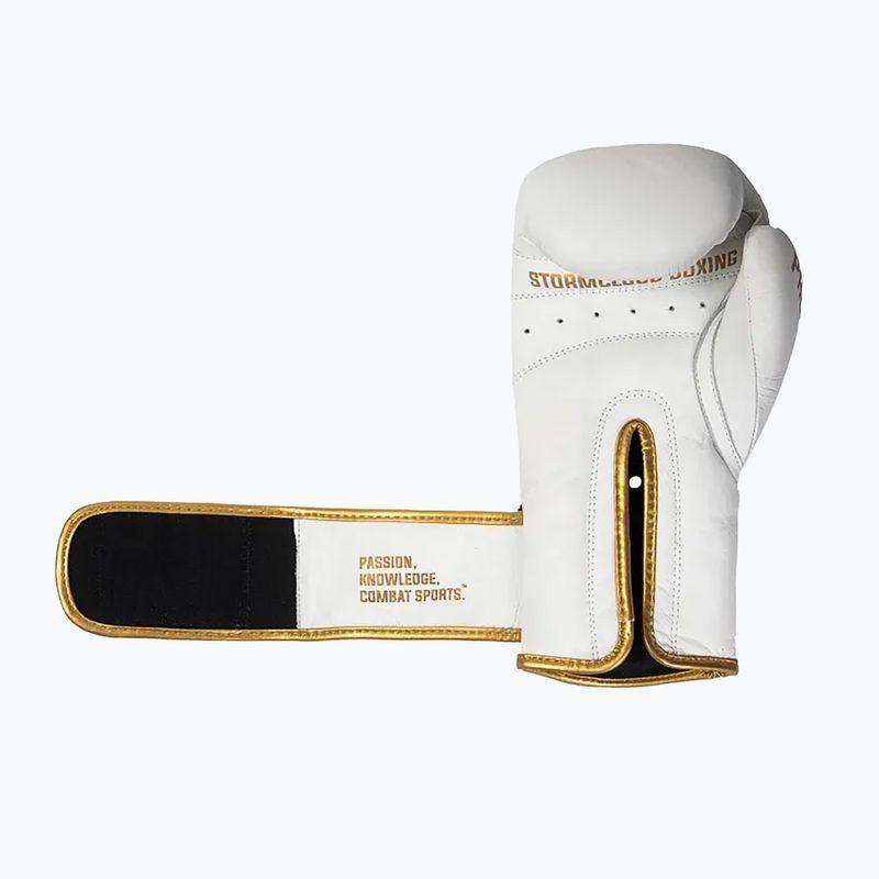 Rękawice bokserskie StormCloud Boxing Pro white/gold 3
