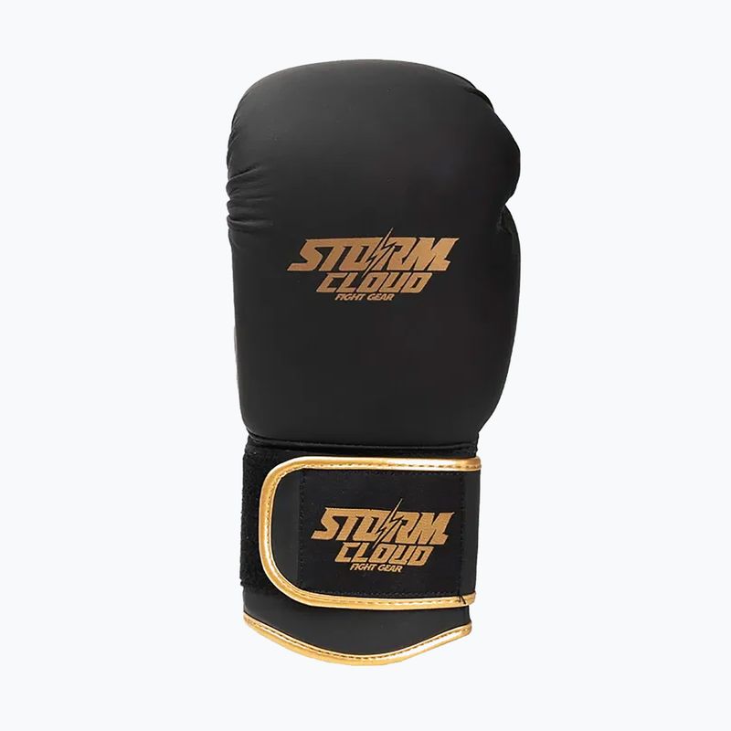 Rękawice bokserskie StormCloud Boxing Pro black/gold 3