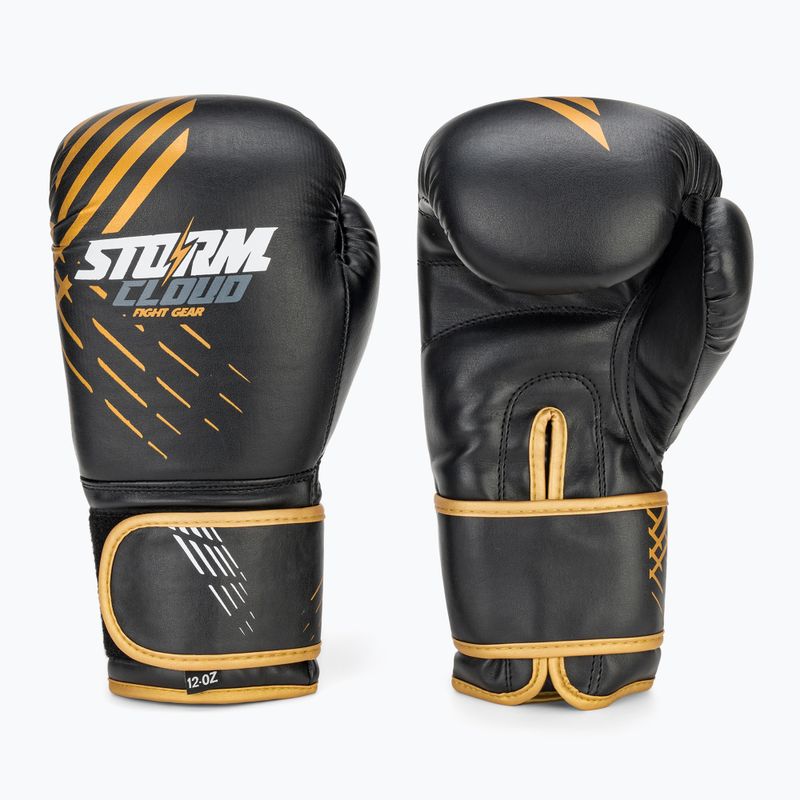 Rękawice bokserskie StormCloud Lynx black/gold 2