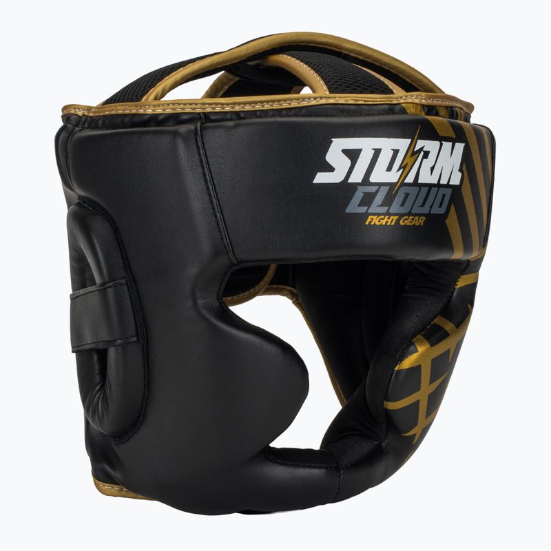 Kask bokserski StormCloud Lynx black/gold