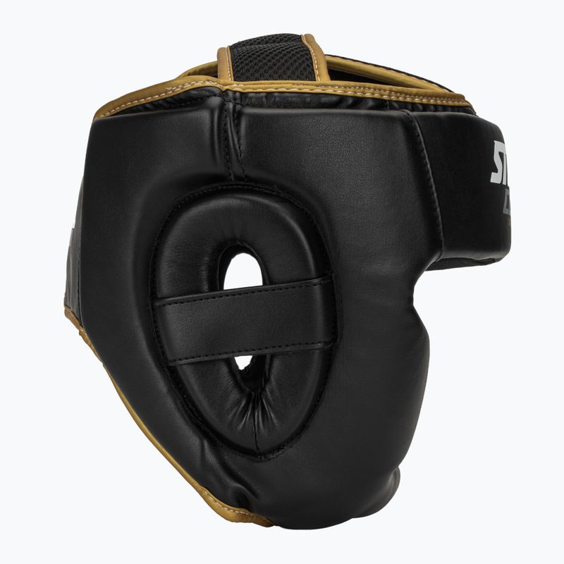 Kask bokserski StormCloud Lynx black/gold 2