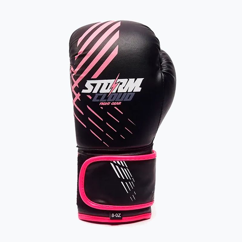 Rękawice bokserskie StormCloud Lynx black/pink 2