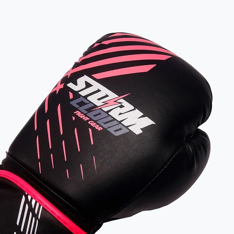 Rękawice bokserskie StormCloud Lynx black/pink 3