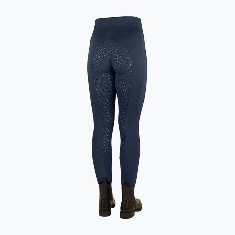 Bryczesy damskie York Winter Pocket granatowe 2