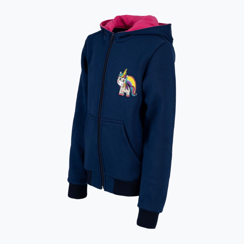 Bluza dziecięca York Unicorn granatowa/różowa 3