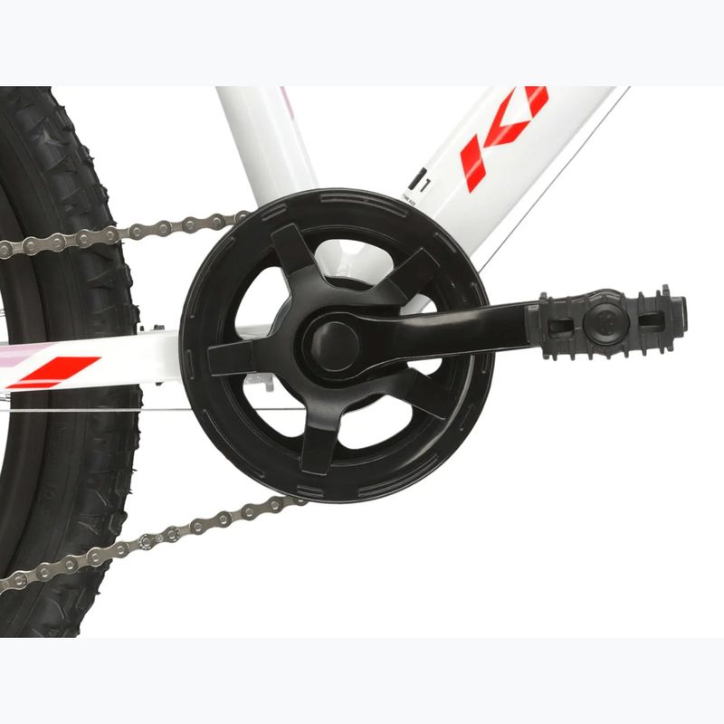 Rower dziecięcy KROSS Lea Mini 2.0 biały/czerwony/połysk 9