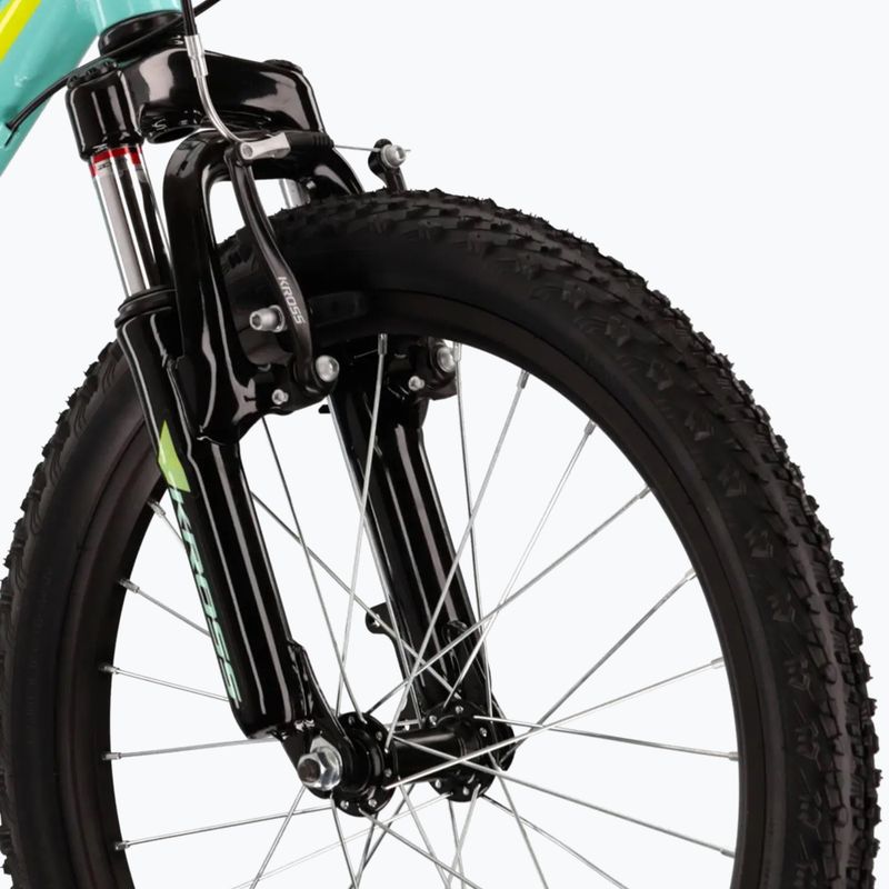 Rower dziecięcy KROSS Lea Mini 2.0 seledynowy/limonkowy/połysk 5