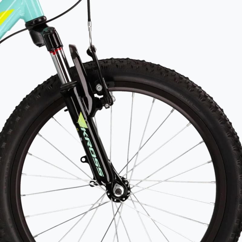 Rower dziecięcy KROSS Lea Mini 2.0 seledynowy/limonkowy/połysk 6
