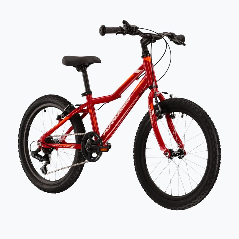 Rower dziecięcy KROSS Hexagon Mini 1.0 czerwony/biały/połysk 2