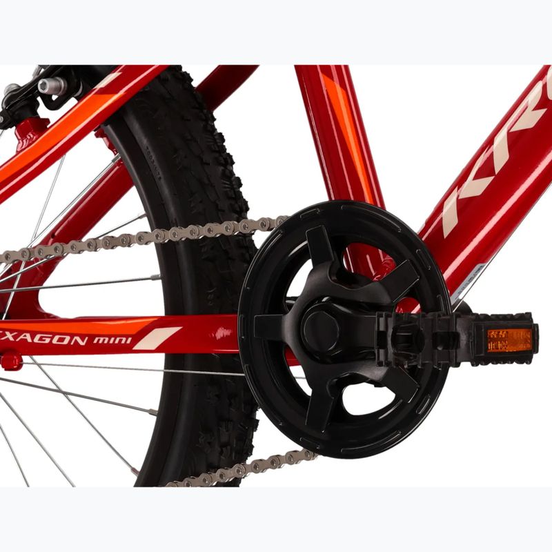 Rower dziecięcy KROSS Hexagon Mini 1.0 czerwony/biały/połysk 7