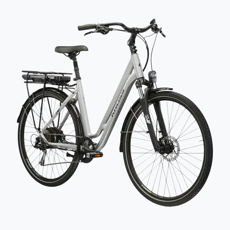 Rower elektryczny KROSS Sentio Hybrid 2.0 el. 504 Wh srebrny/czarny/połysk 2