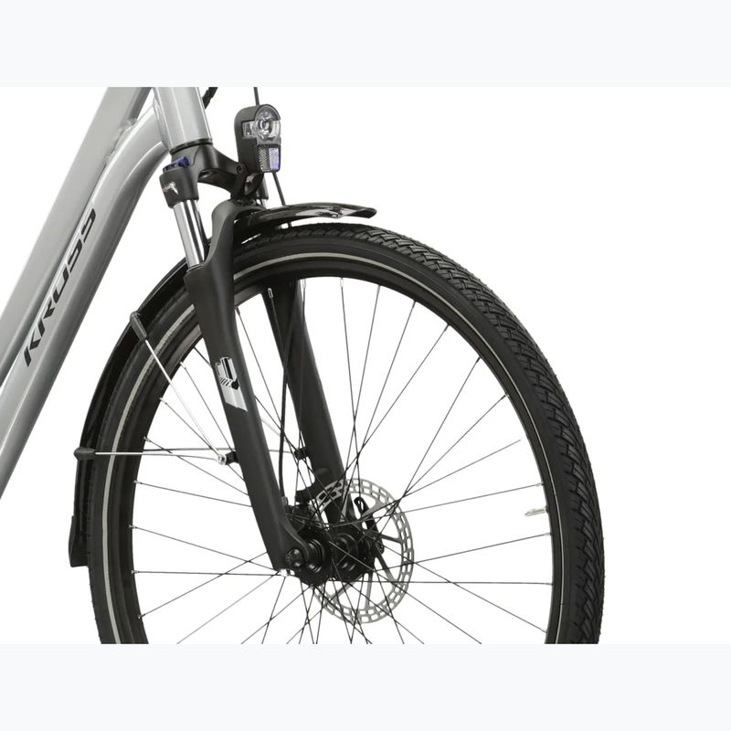 Rower elektryczny KROSS Sentio Hybrid 2.0 el. 504 Wh srebrny/czarny/połysk 5