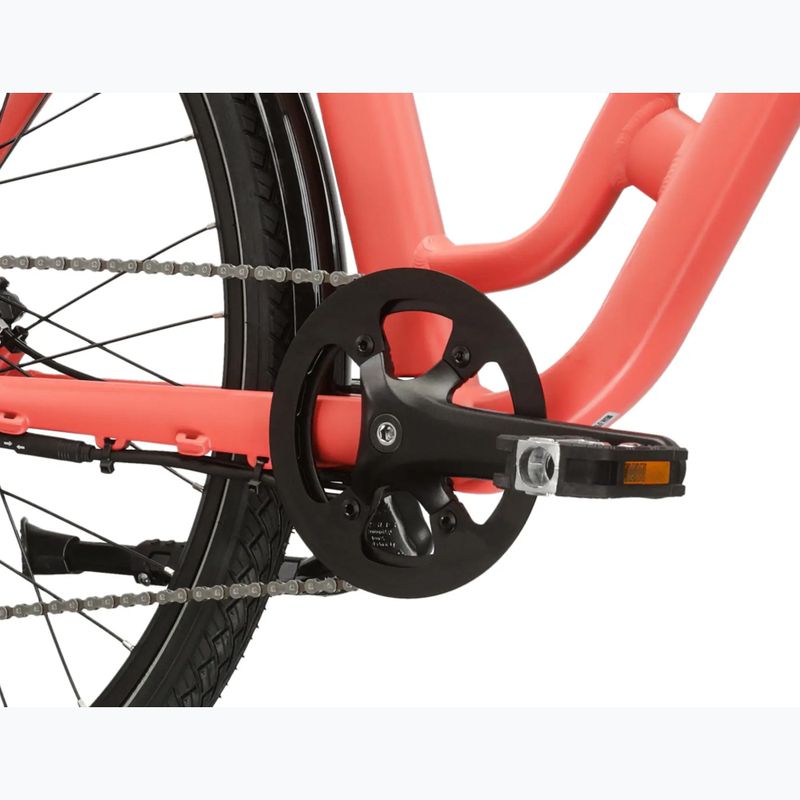 Rower elektryczny KROSS Sentio Hybrid 2.0 el. 504 Wh koralowy/żółty/matowy 10