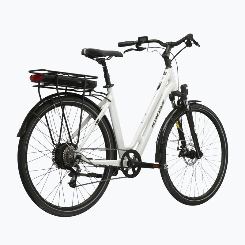 Rower elektryczny KROSS Sentio Hybrid 1.0 el. 504 Wh perłowy/czarny/połysk 3