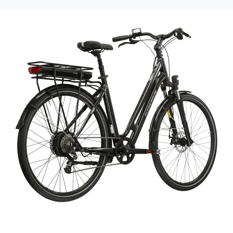 Rower elektryczny KROSS Sentio Hybrid 1.0 el. 504 Wh czarny/srebrny/połysk 4