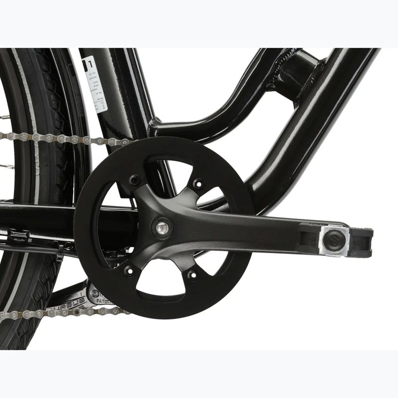 Rower elektryczny KROSS Sentio Hybrid 1.0 el. 504 Wh czarny/srebrny/połysk 8