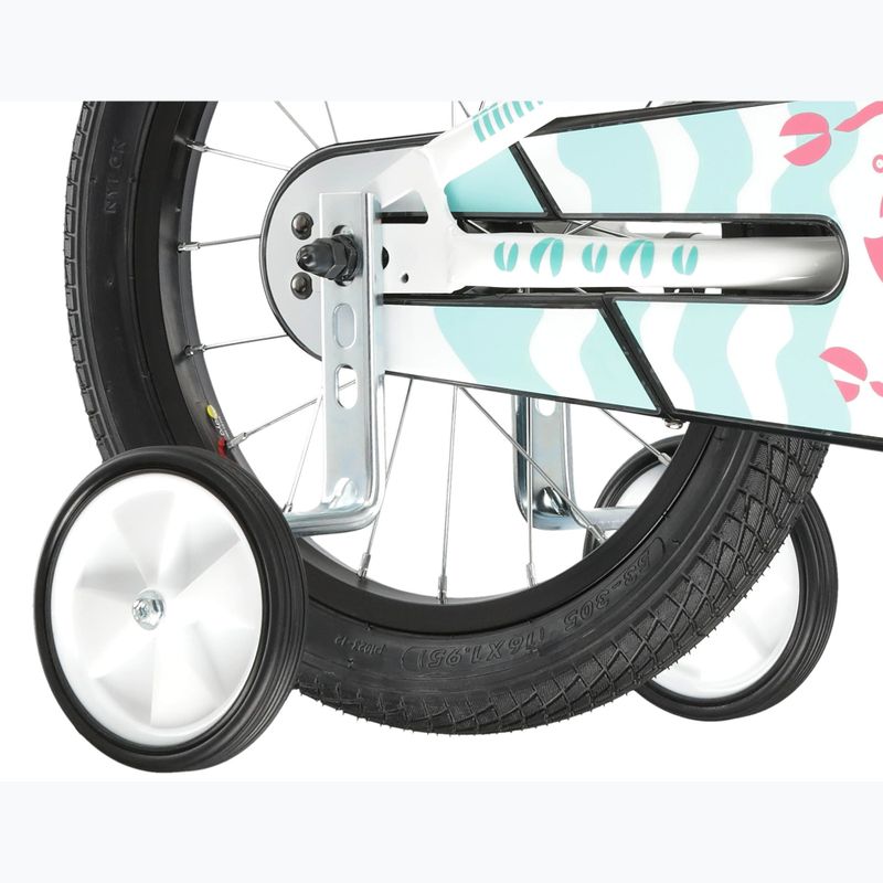 Rower dziecięcy KROSS Mini 3.0 biały/seledynowy/połysk 7