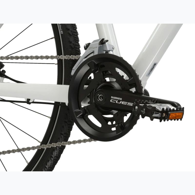 Rower crossowy damski KROSS Evado 7.0 W biały/turkusowy/połysk 9