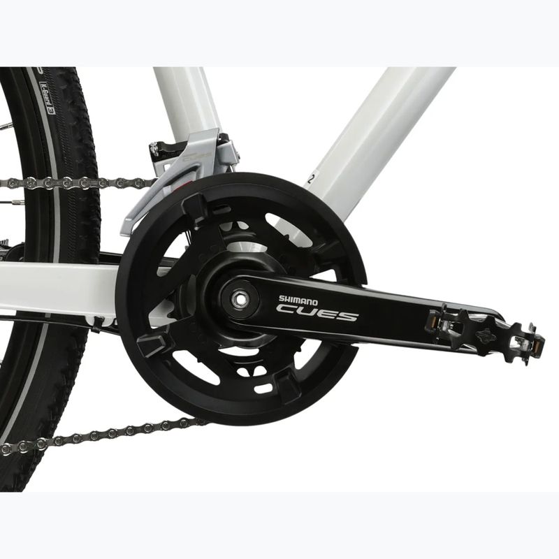 Rower crossowy damski KROSS Evado 7.0 W biały/turkusowy/połysk 10