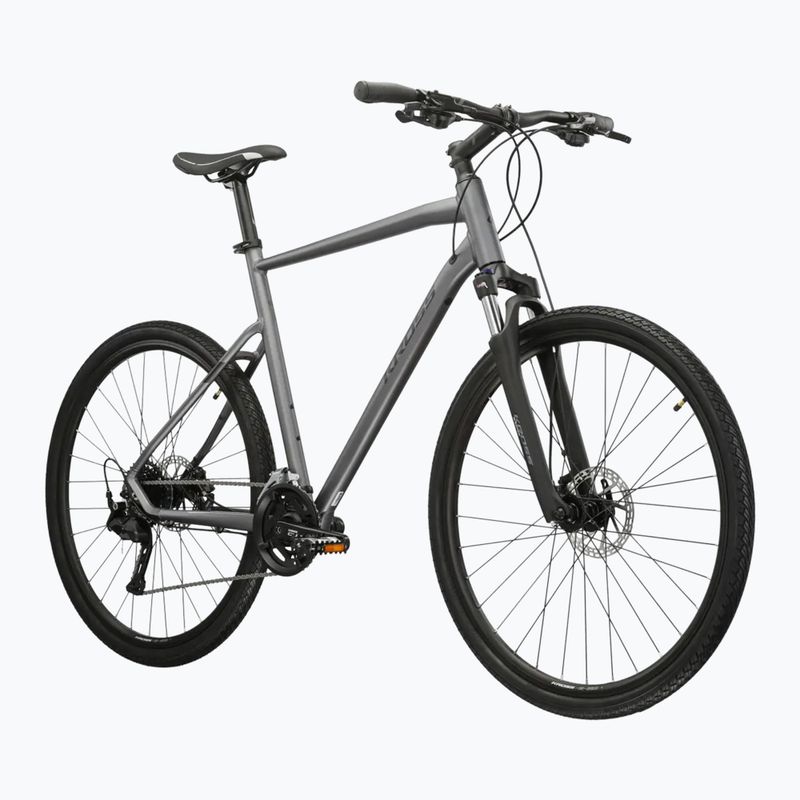 Rower crossowy KROSS Evado 5.0 grafitowy/czarny/matowy 2