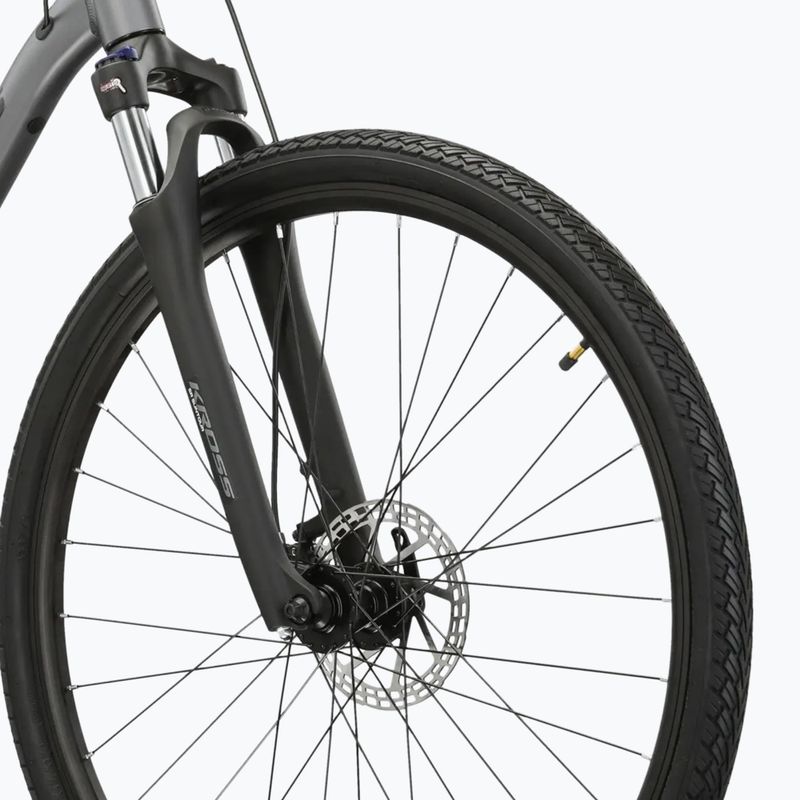 Rower crossowy KROSS Evado 5.0 grafitowy/czarny/matowy 5