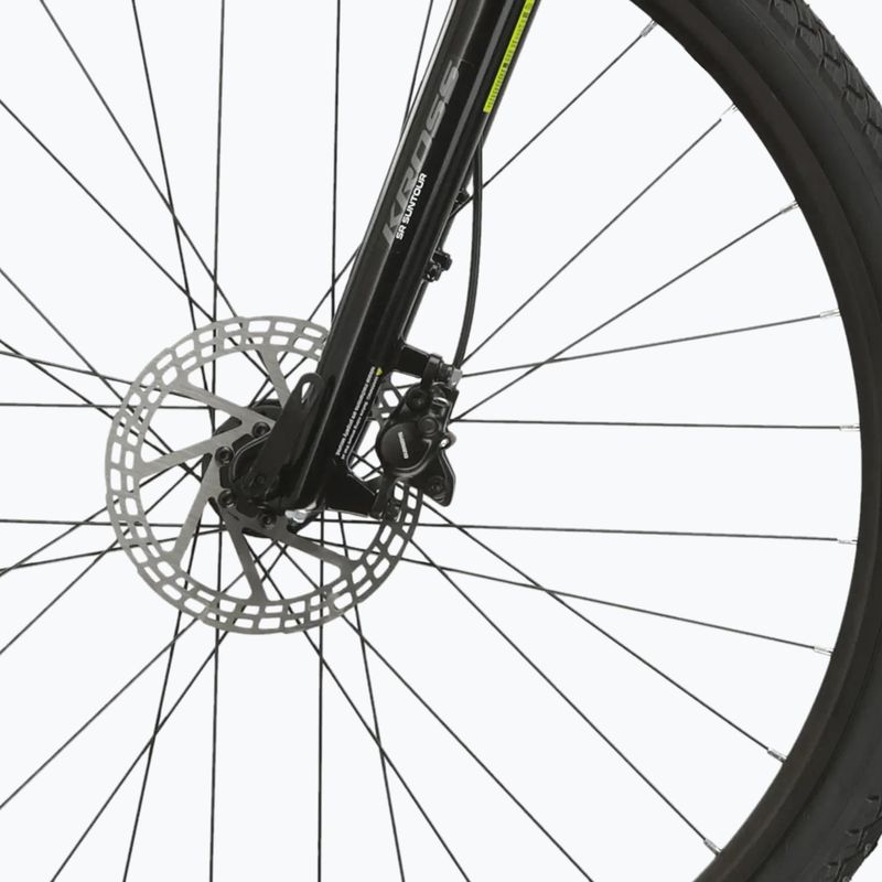 Rower crossowy KROSS Evado 5.0 czarny/zielony/połysk 7