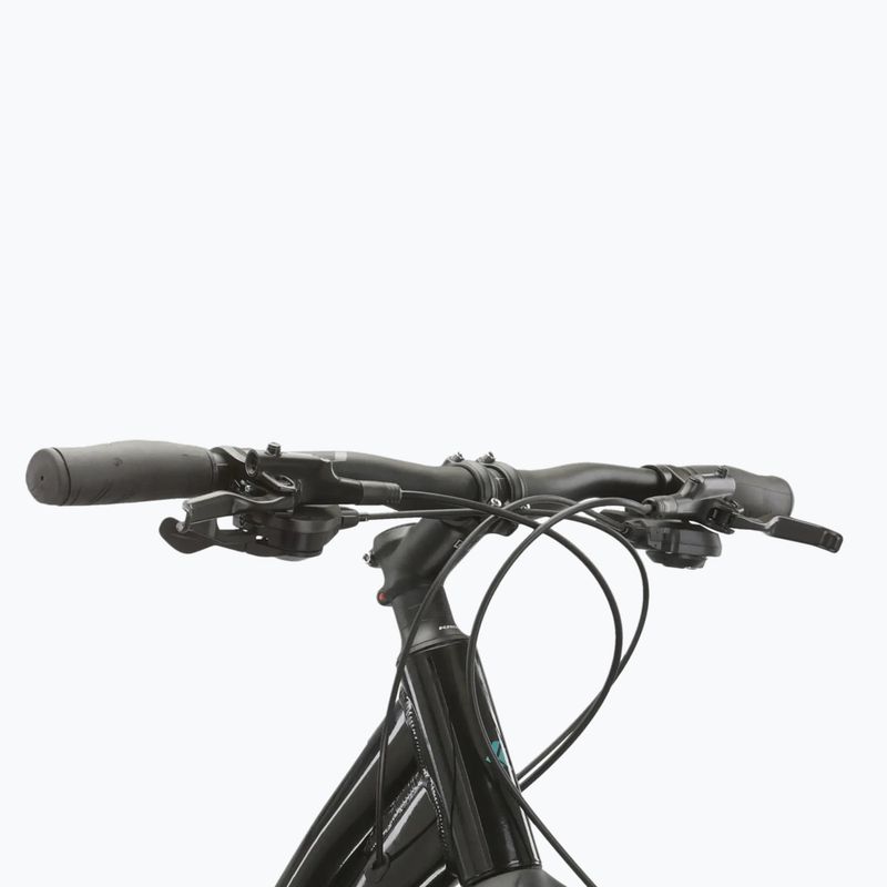 Rower crossowy damski KROSS Evado 5.0 W czarny/turkusowy/połysk 4