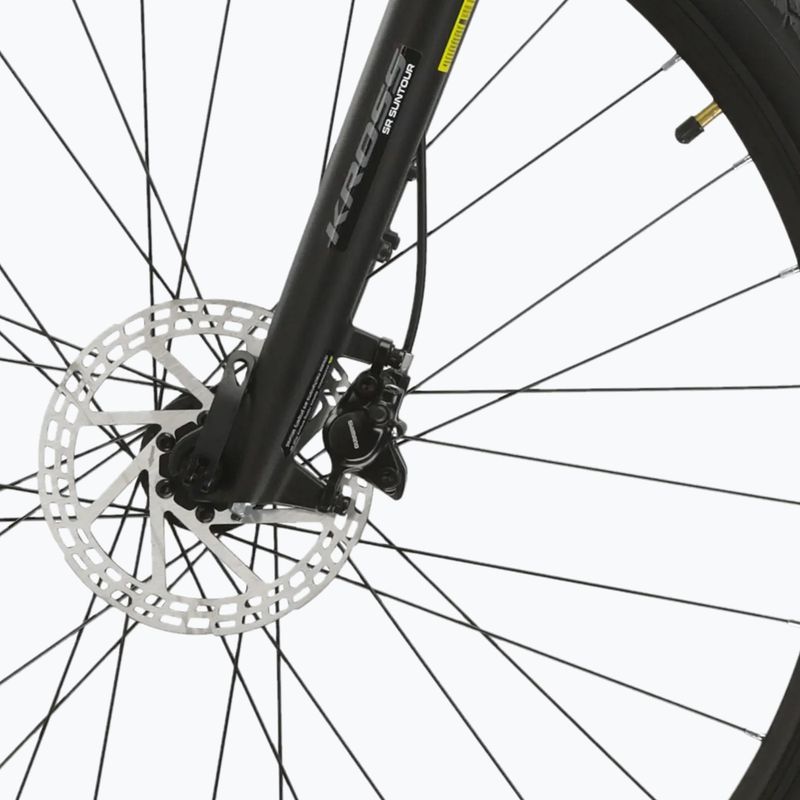 Rower crossowy damski KROSS Evado 5.0 W czarny/turkusowy/połysk 7