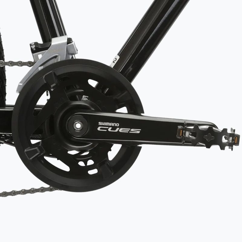 Rower crossowy damski KROSS Evado 5.0 W czarny/turkusowy/połysk 8