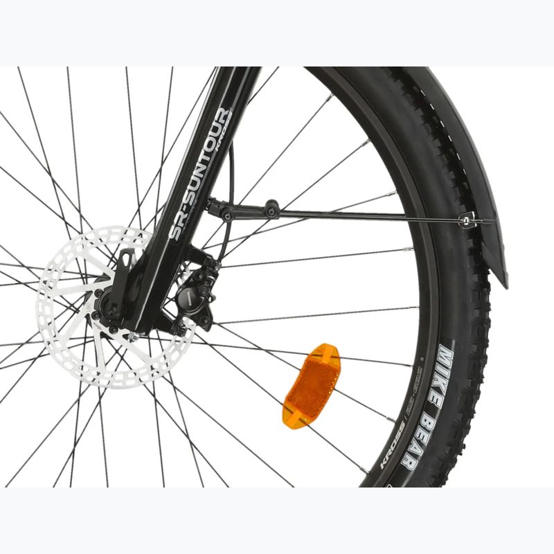 Rower górski KROSS Hexagon 4.0 EQ 27,5" srebrny/zielony/połysk 7