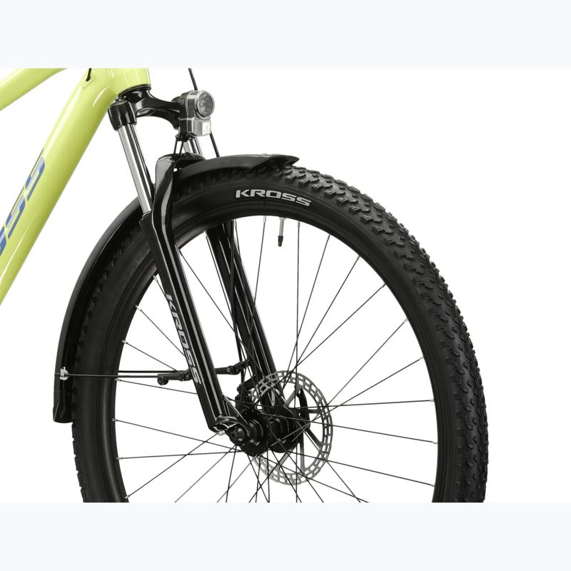 Rower górski KROSS Hexagon 2.0 EQ 29" limonkowy/niebieski/połysk 5