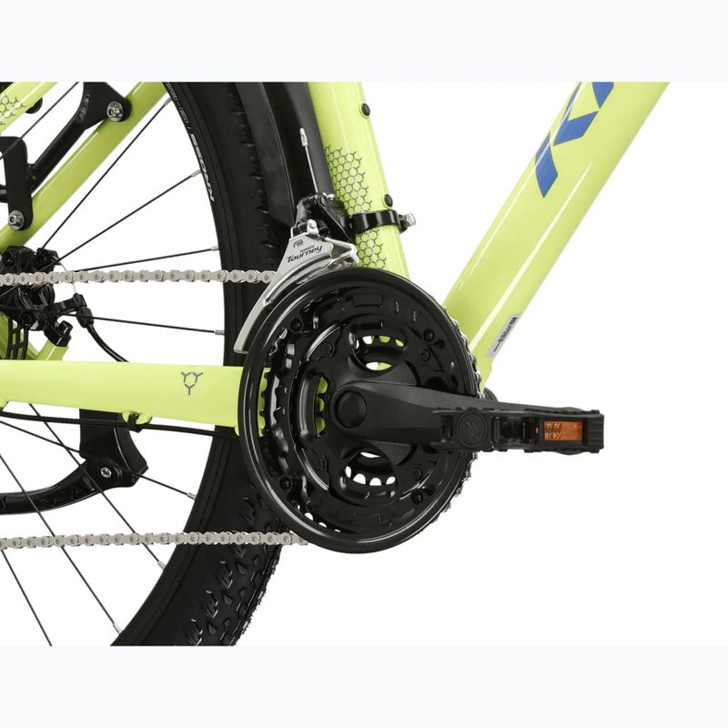 Rower górski KROSS Hexagon 2.0 EQ 29" limonkowy/niebieski/połysk 9