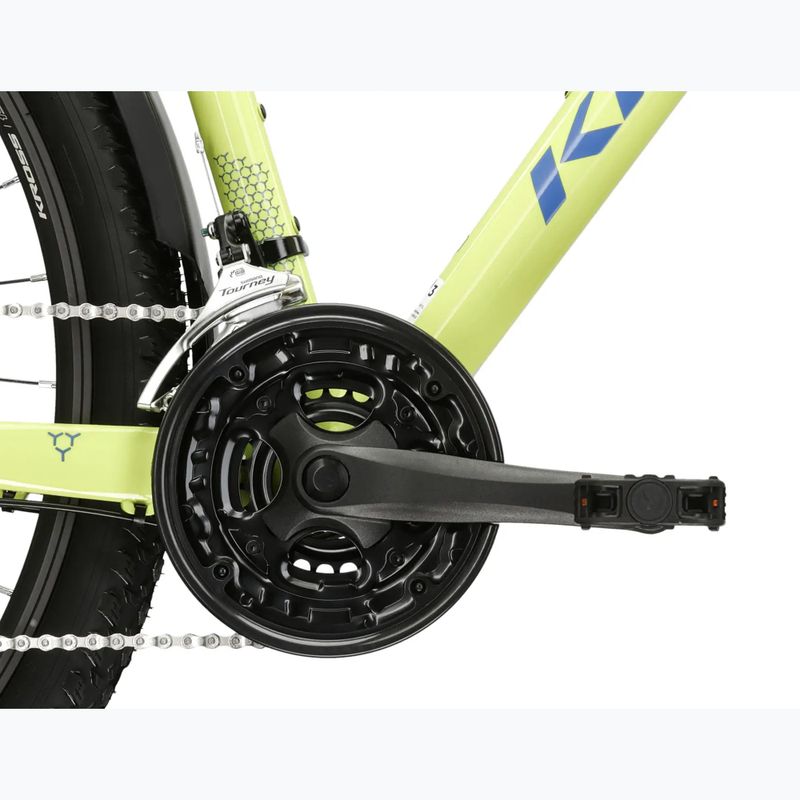 Rower górski KROSS Hexagon 2.0 EQ 29" limonkowy/niebieski/połysk 10