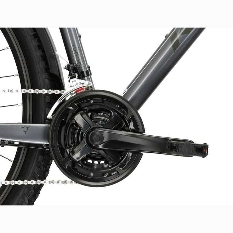 Rower górski KROSS Hexagon 2.0 EQ 27,5" szary/ciemnoszary/połysk 10