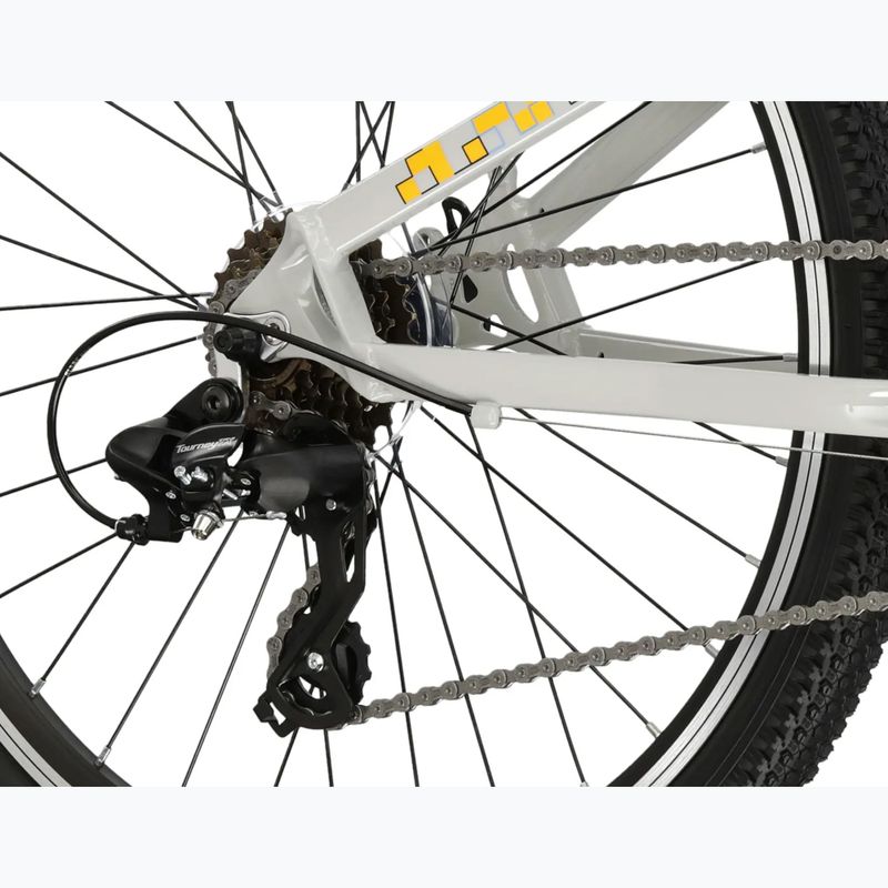 Rower dziecięcy KROSS Dust Jr 1.0 szary/czarny/połysk 7