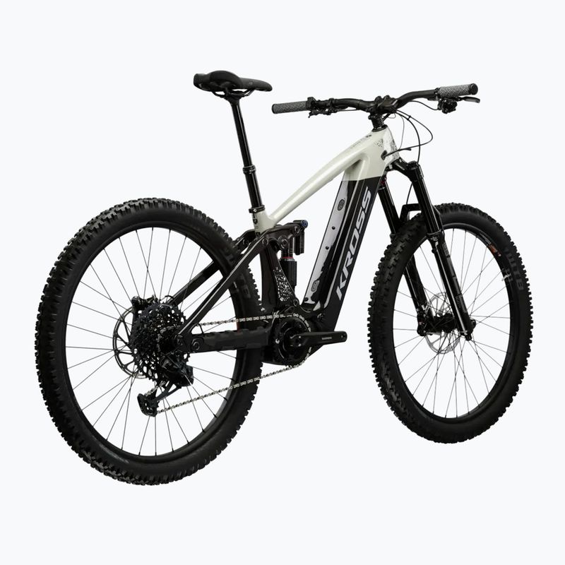 Rower elektryczny męski KROSS Moon Boost 1.0 el. 630 Wh szary/czarny/połysk 3