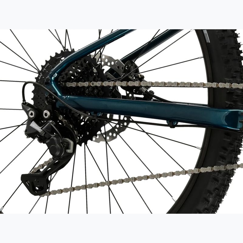 Rower młodzieżowy KROSS Level Jr 5.0 turkusowy/pomarańczowy/połysk 8