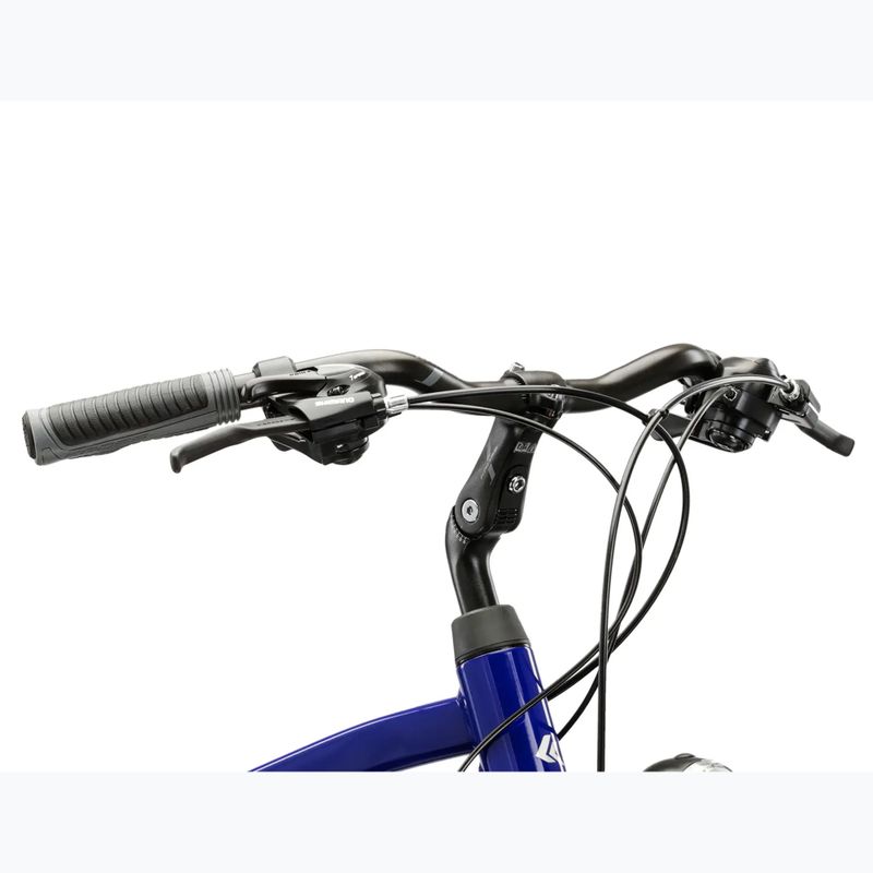 Rower trekkingowy męski KROSS Trans 1.0 granatowy/srebrny/połysk 4