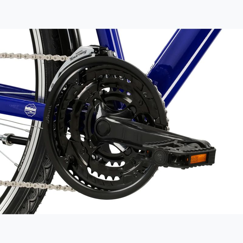 Rower trekkingowy męski KROSS Trans 1.0 granatowy/srebrny/połysk 8