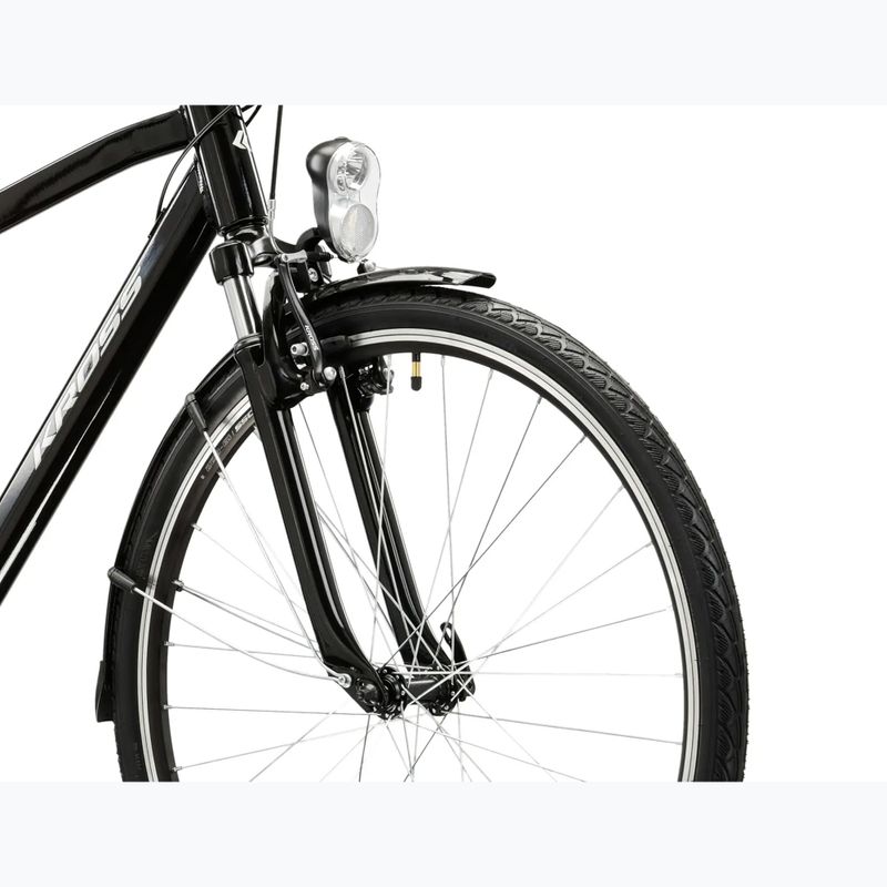 Rower trekkingowy męski KROSS Trans 1.0 czarny/srebrny/połysk 5