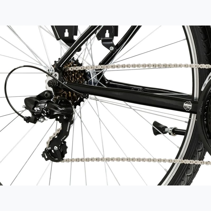 Rower trekkingowy męski KROSS Trans 1.0 czarny/srebrny/połysk 7