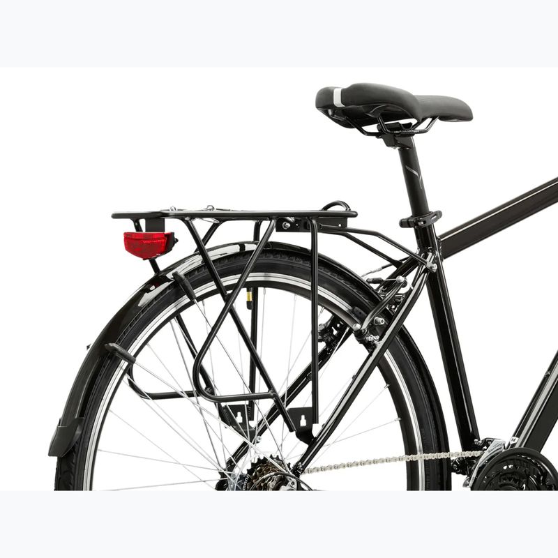 Rower trekkingowy męski KROSS Trans 1.0 czarny/srebrny/połysk 10